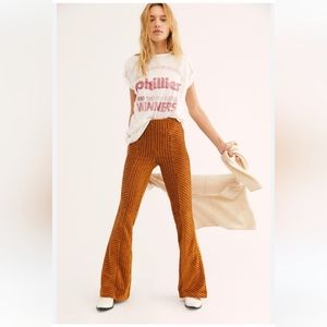 Free People Velvet Flare Pants